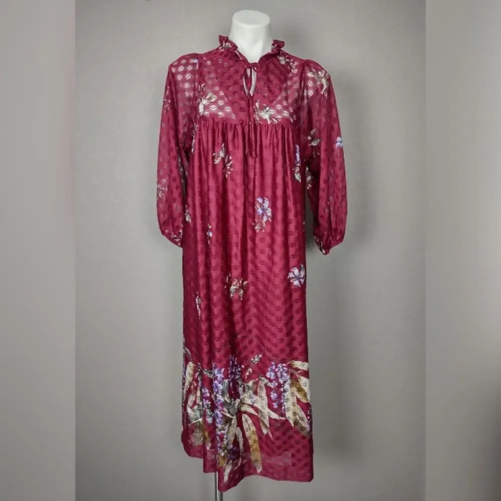 Vintage JCPenney  Fashions Floral Nightgown Size 38